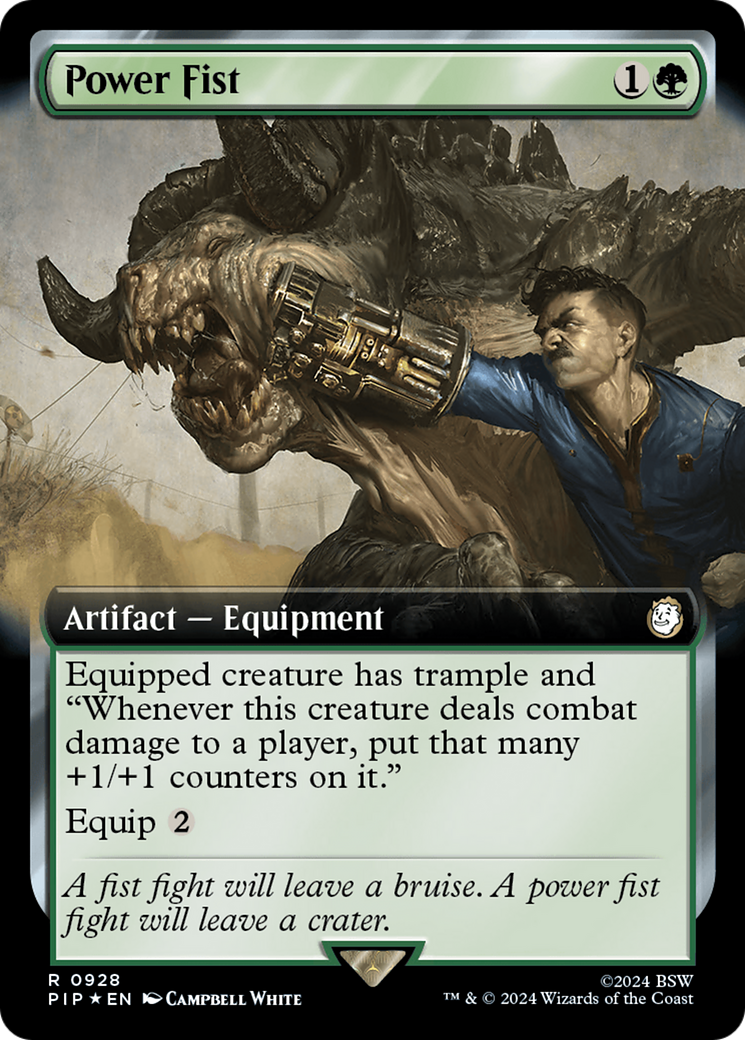 Power Fist (Extended Art) (Surge Foil) [Fallout] | The Time Vault CA