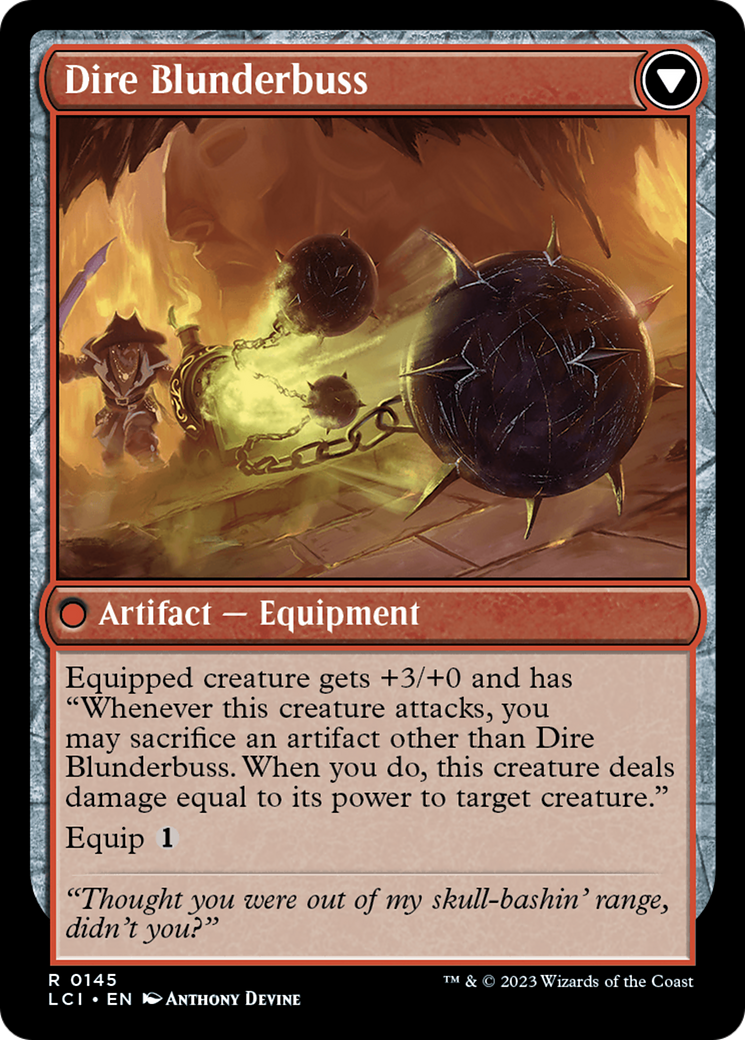 Dire Flail [The Lost Caverns of Ixalan] | The Time Vault CA