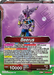 Beerus // Beerus, Pursuing the Power of the Gods (SLR) (BT24-002) [Beyond Generations] | The Time Vault CA
