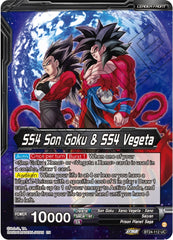 SS4 Son Goku & SS4 Vegeta // SS4 Vegito, Sparking Potara Warrior (SLR) (BT24-112) [Beyond Generations] | The Time Vault CA