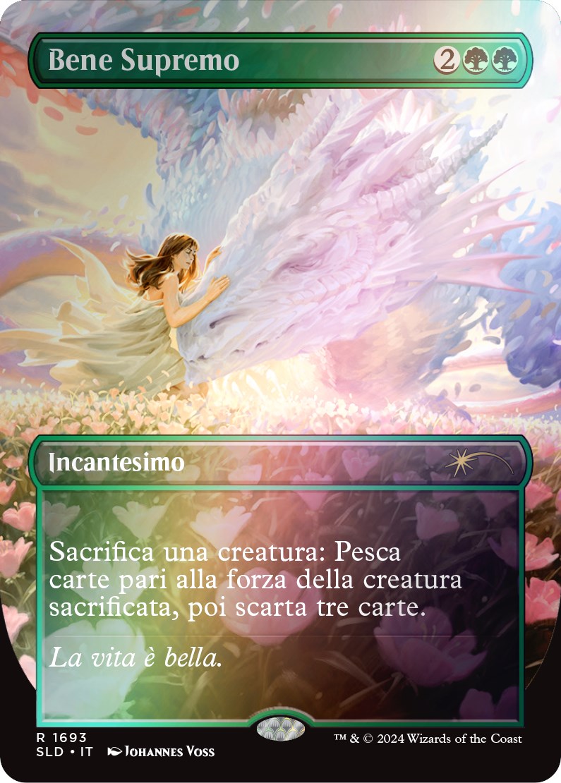 Greater Good (Italian) - "Bene Supremo" (Rainbow Foil) [Secret Lair Drop Series] | The Time Vault CA