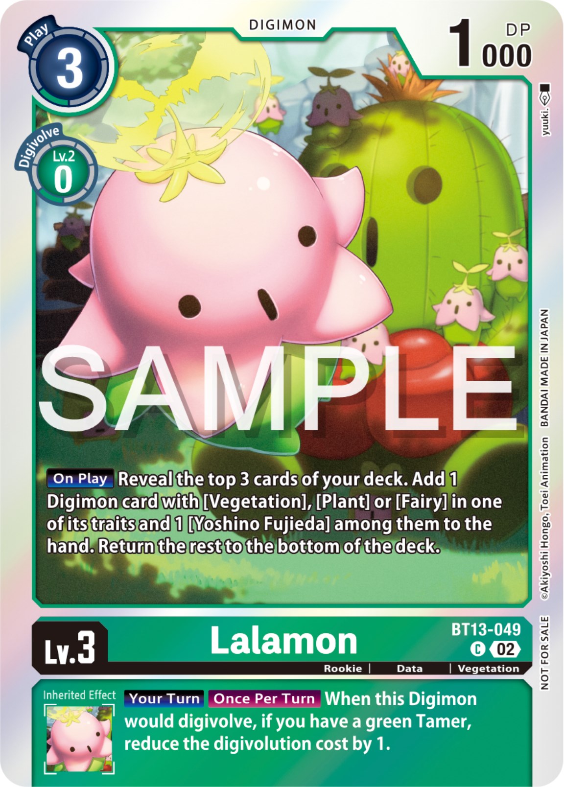 Lalamon [BT13-049] (Event Pack 6) [Versus Royal Knights Promos] | The Time Vault CA