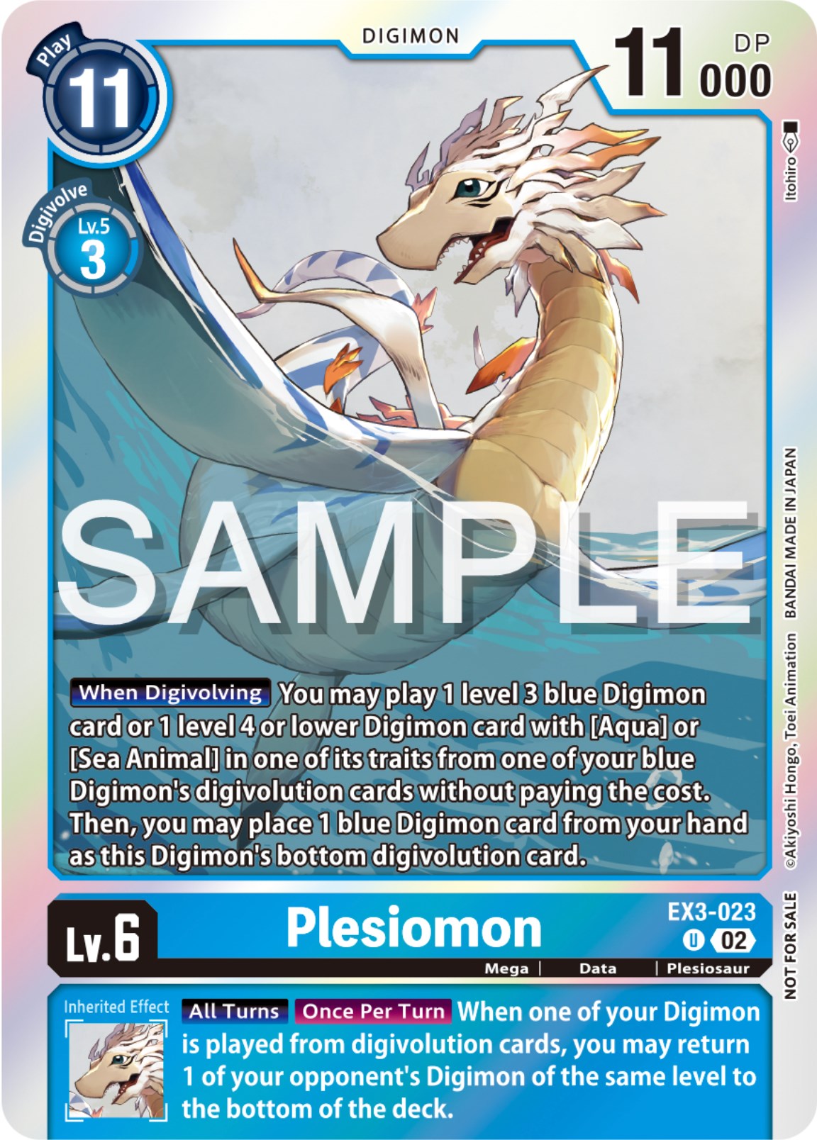 Plesiomon [EX3-023] (Event Pack 6) [Draconic Roar Promos] | The Time Vault CA