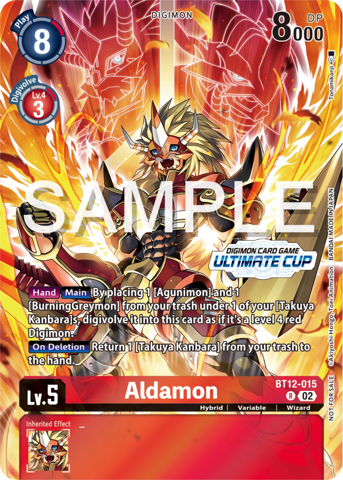 Aldamon [BT12-015] (Ultimate Cup 2024) [Across Time Promos] | The Time Vault CA