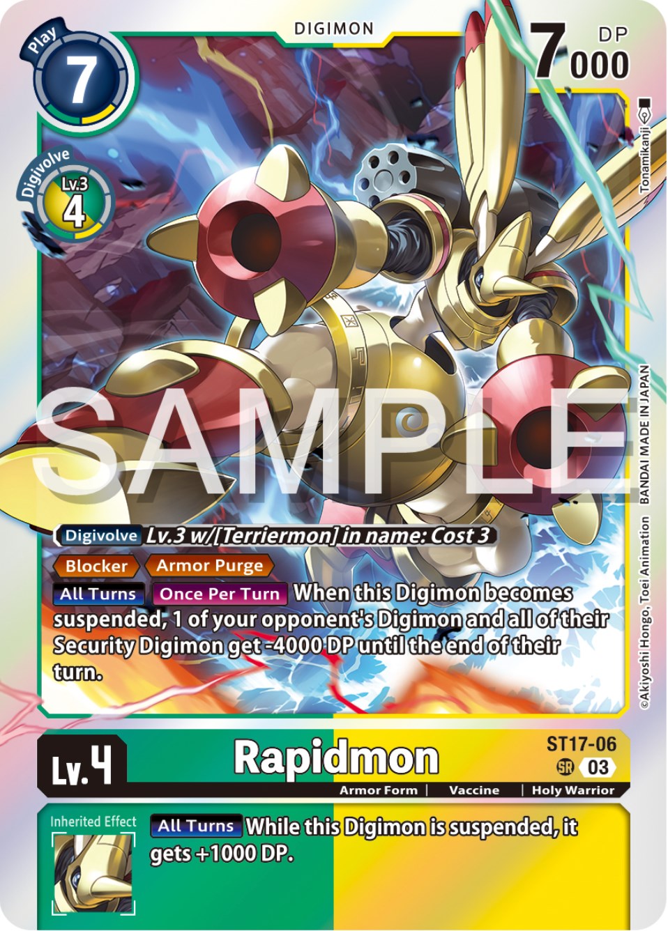 Rapidmon [ST17-06] [Starter Deck: Double Typhoon Advanced Deck Set] | The Time Vault CA