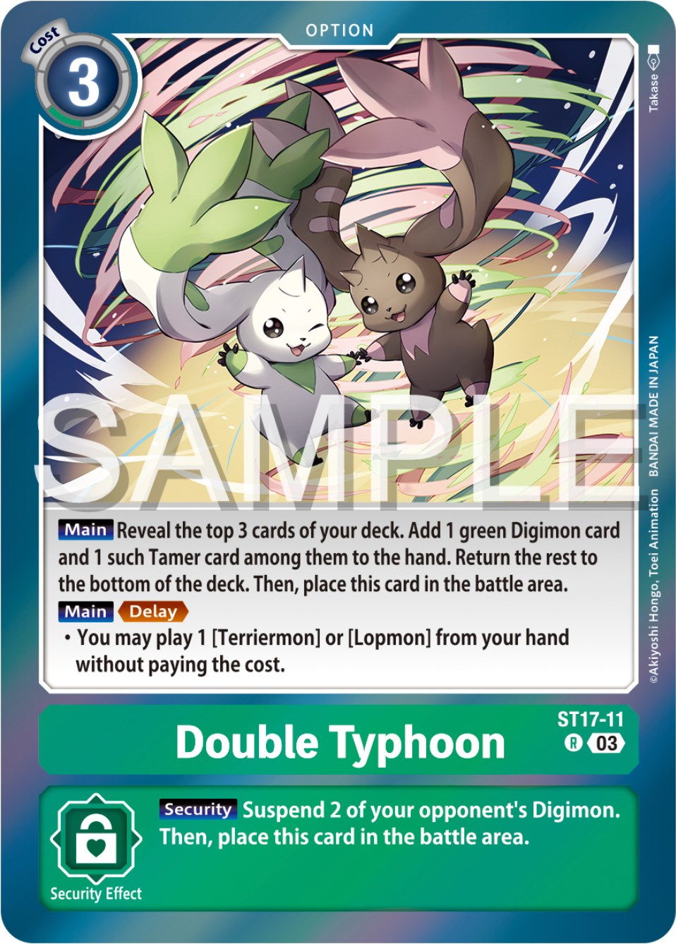 Double Typhoon [ST17-11] [Starter Deck: Double Typhoon Advanced Deck Set] | The Time Vault CA