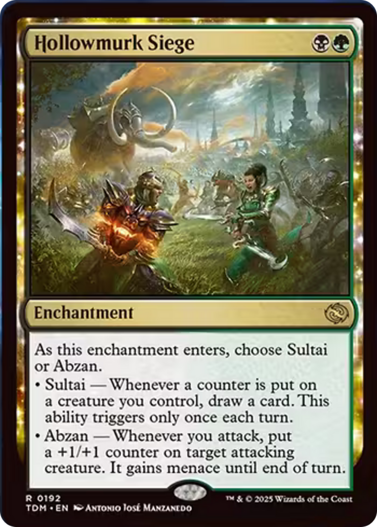 Hollowmurk Siege [Tarkir: Dragonstorm] | The Time Vault CA