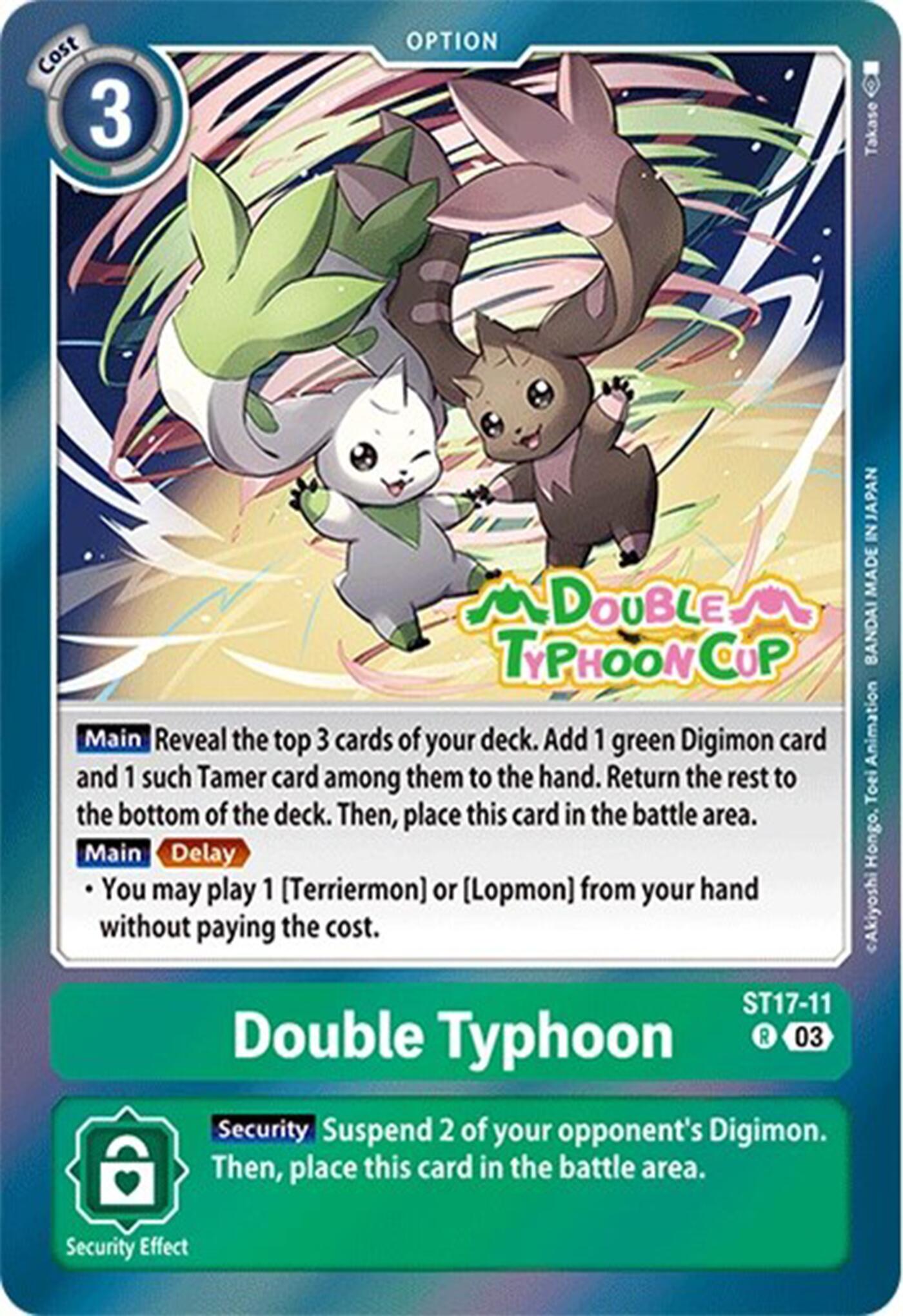 Double Typhoon [ST17-11] [Starter Deck: Double Typhoon Advanced Deck Set Pre-Release Cards] | The Time Vault CA