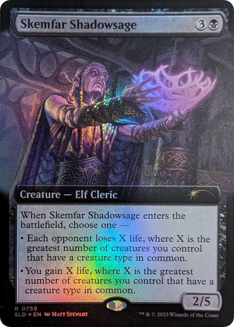 Skemfar Shadowsage (Extended Art) [Secret Lair Drop Series] | The Time Vault CA