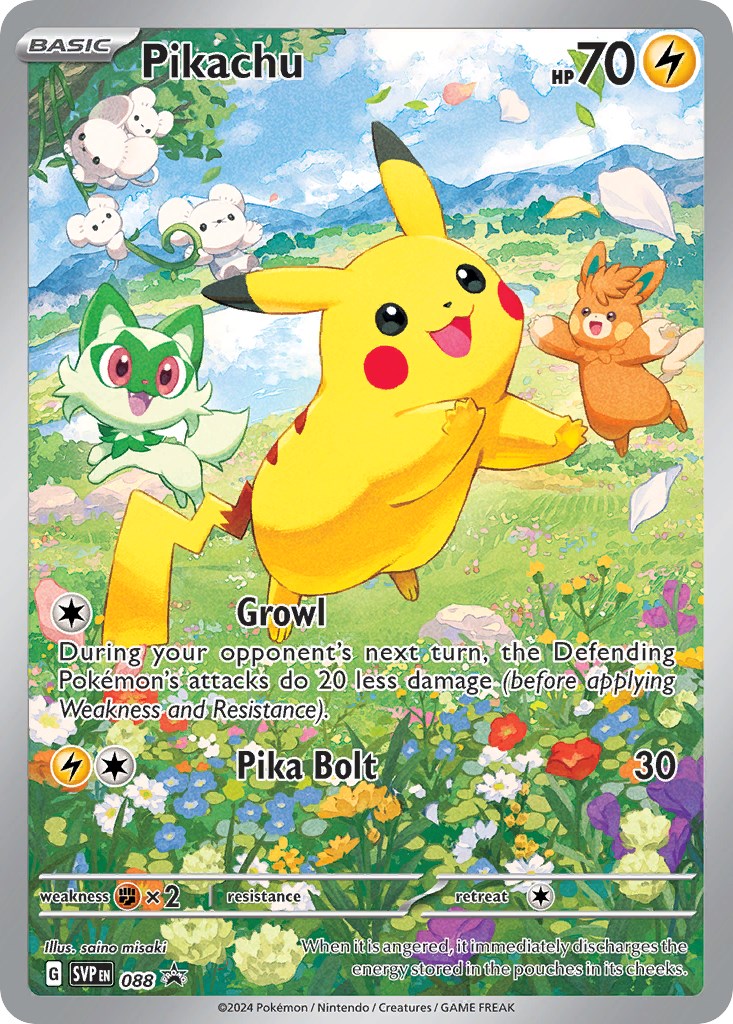 Pikachu (088) [Scarlet & Violet: Black Star Promos] | The Time Vault CA