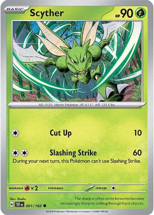 Scyther (001/162) [Scarlet & Violet: Temporal Forces] | The Time Vault CA