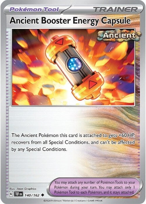Ancient Booster Energy Capsule (140/162) [Scarlet & Violet: Temporal Forces] | The Time Vault CA