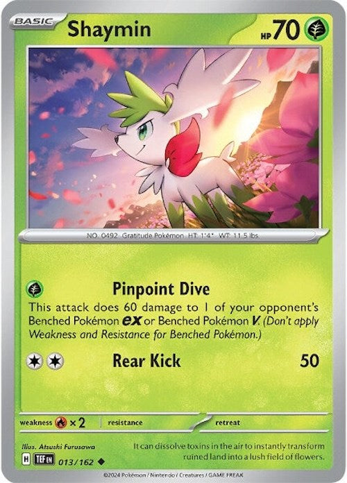 Shaymin (013/162) [Scarlet & Violet: Temporal Forces] | The Time Vault CA