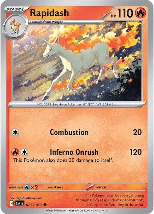 Rapidash (027/162) [Scarlet & Violet: Temporal Forces] | The Time Vault CA