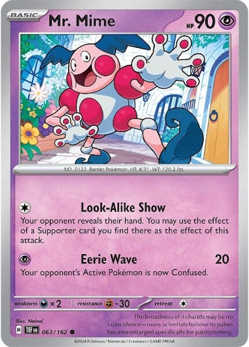 Mr. Mime (063/162) [Scarlet & Violet: Temporal Forces] | The Time Vault CA