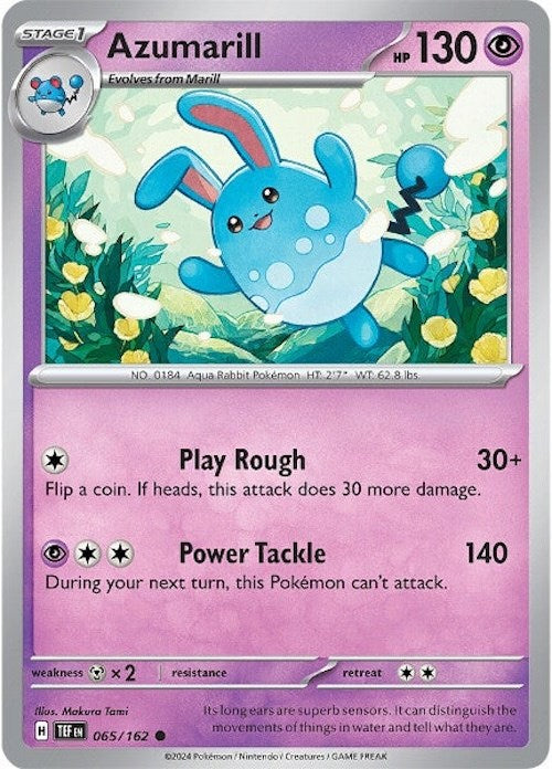 Azumarill (065/162) [Scarlet & Violet: Temporal Forces] | The Time Vault CA