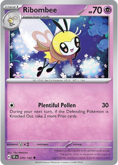 Ribombee (076/162) [Scarlet & Violet: Temporal Forces] | The Time Vault CA