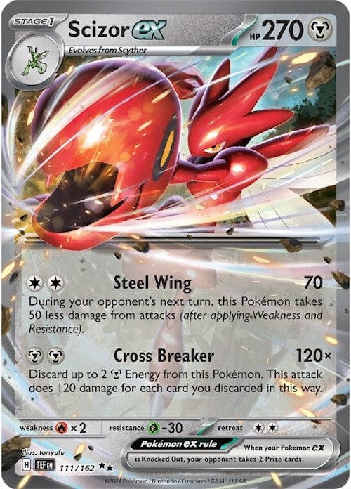 Scizor ex (111/162) [Scarlet & Violet: Temporal Forces] | The Time Vault CA