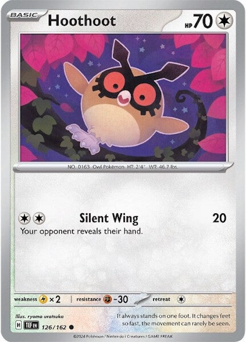 Hoothoot (126/162) [Scarlet & Violet: Temporal Forces] | The Time Vault CA