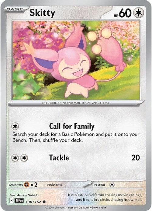 Skitty (130/162) [Scarlet & Violet: Temporal Forces] | The Time Vault CA