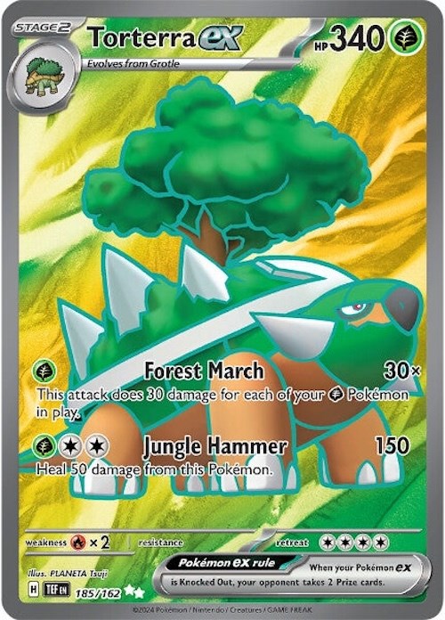 Torterra ex (185/162) [Scarlet & Violet: Temporal Forces] | The Time Vault CA