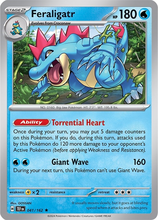 Feraligatr (041/162) (Theme Deck Exclusive) [Scarlet & Violet: Temporal Forces] | The Time Vault CA