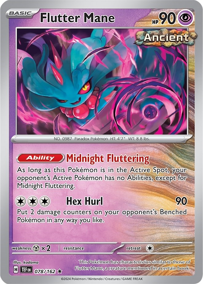 Flutter Mane (078/162) (Theme Deck Exclusive) [Scarlet & Violet: Temporal Forces] | The Time Vault CA