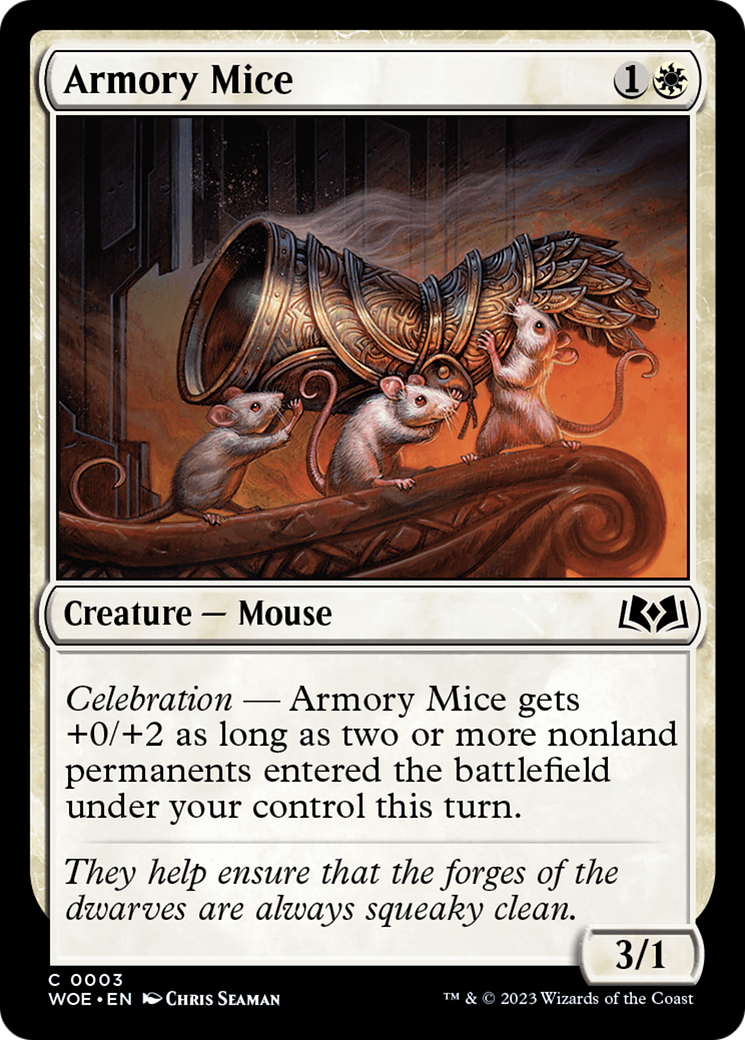 Armory Mice [Wilds of Eldraine] | The Time Vault CA