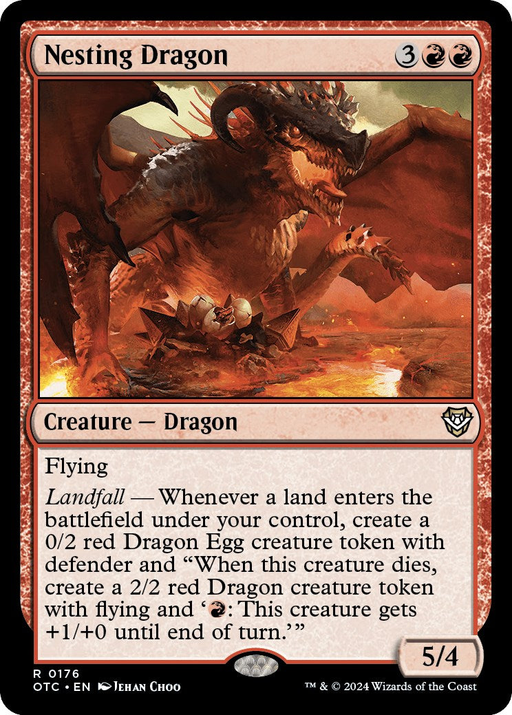 Nesting Dragon [Outlaws of Thunder Junction Commander] | The Time Vault CA