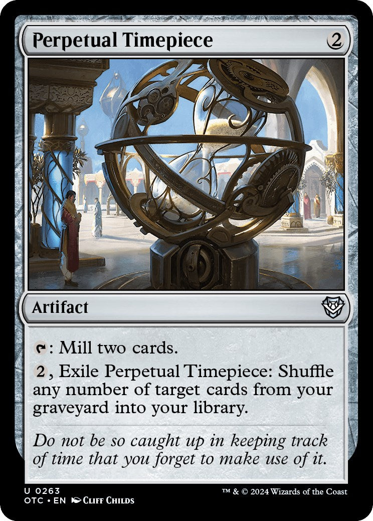 Perpetual Timepiece [Outlaws of Thunder Junction Commander] | The Time Vault CA