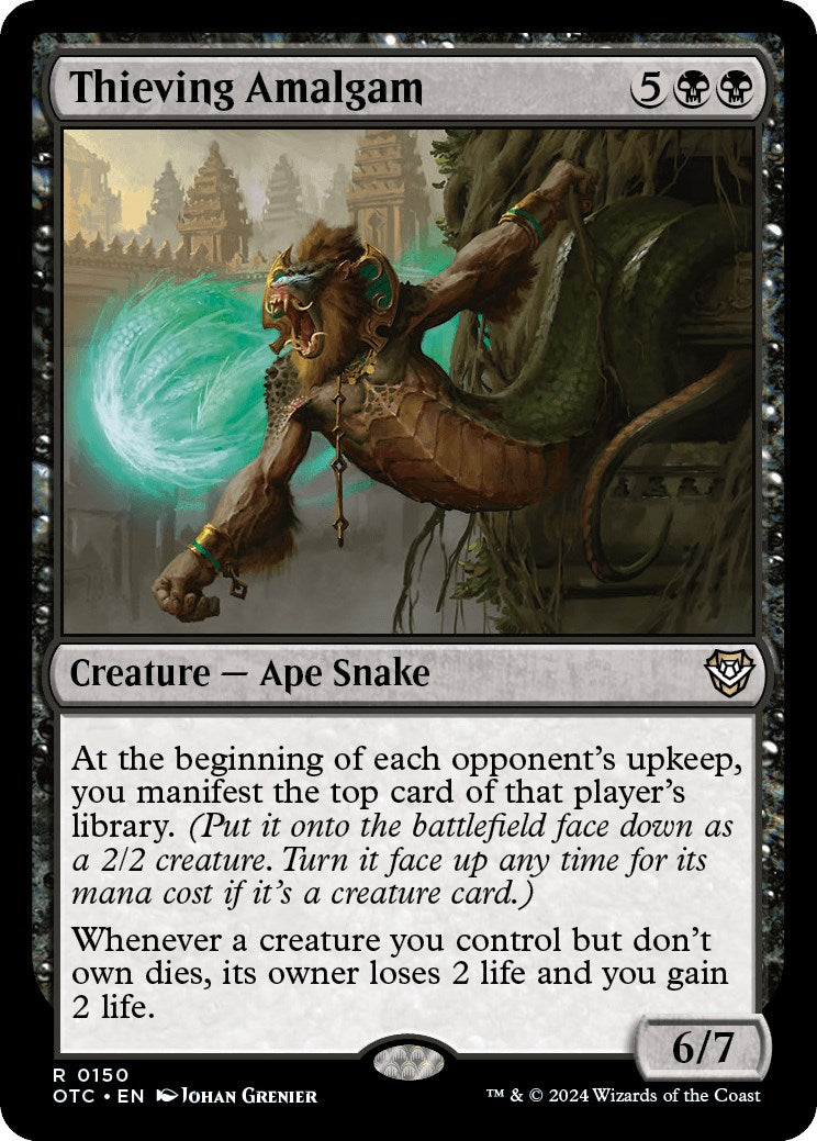 Thieving Amalgam [Outlaws of Thunder Junction Commander] | The Time Vault CA