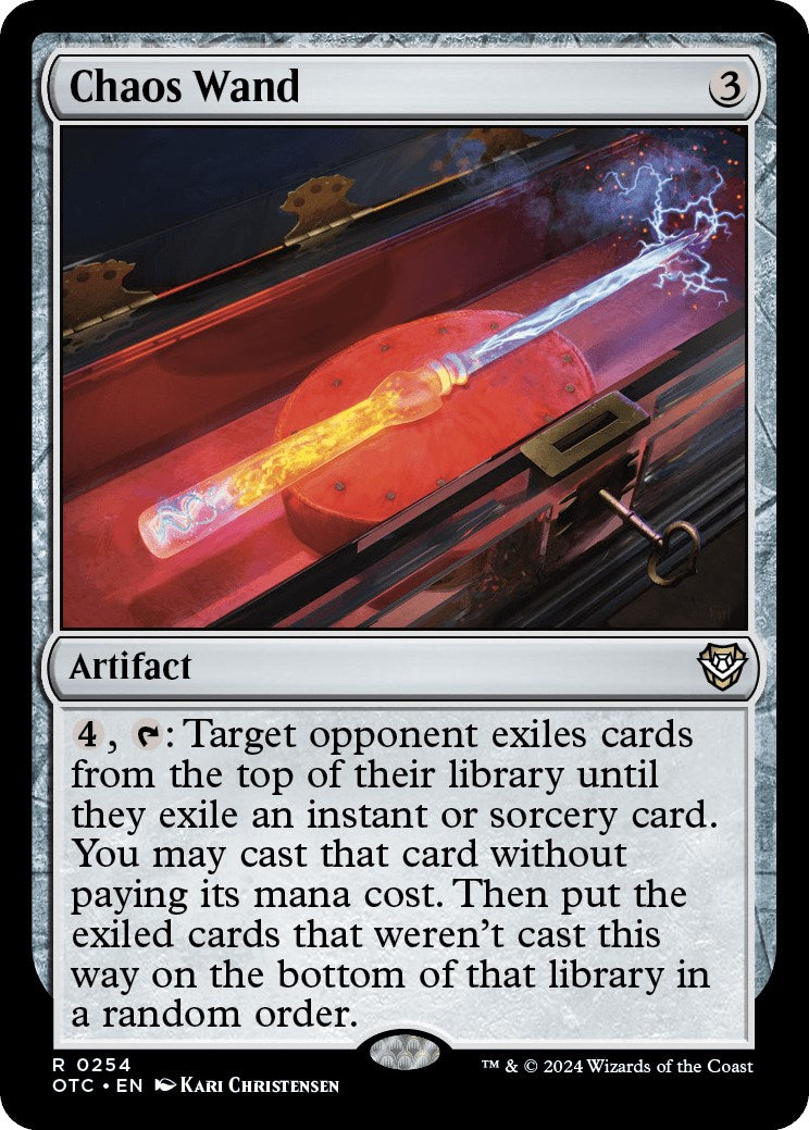 Chaos Wand [Outlaws of Thunder Junction Commander] | The Time Vault CA