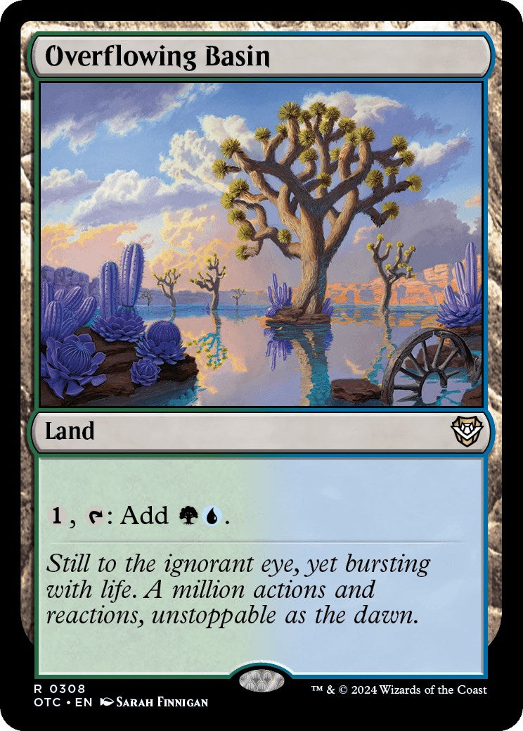 Overflowing Basin [Outlaws of Thunder Junction Commander] | The Time Vault CA