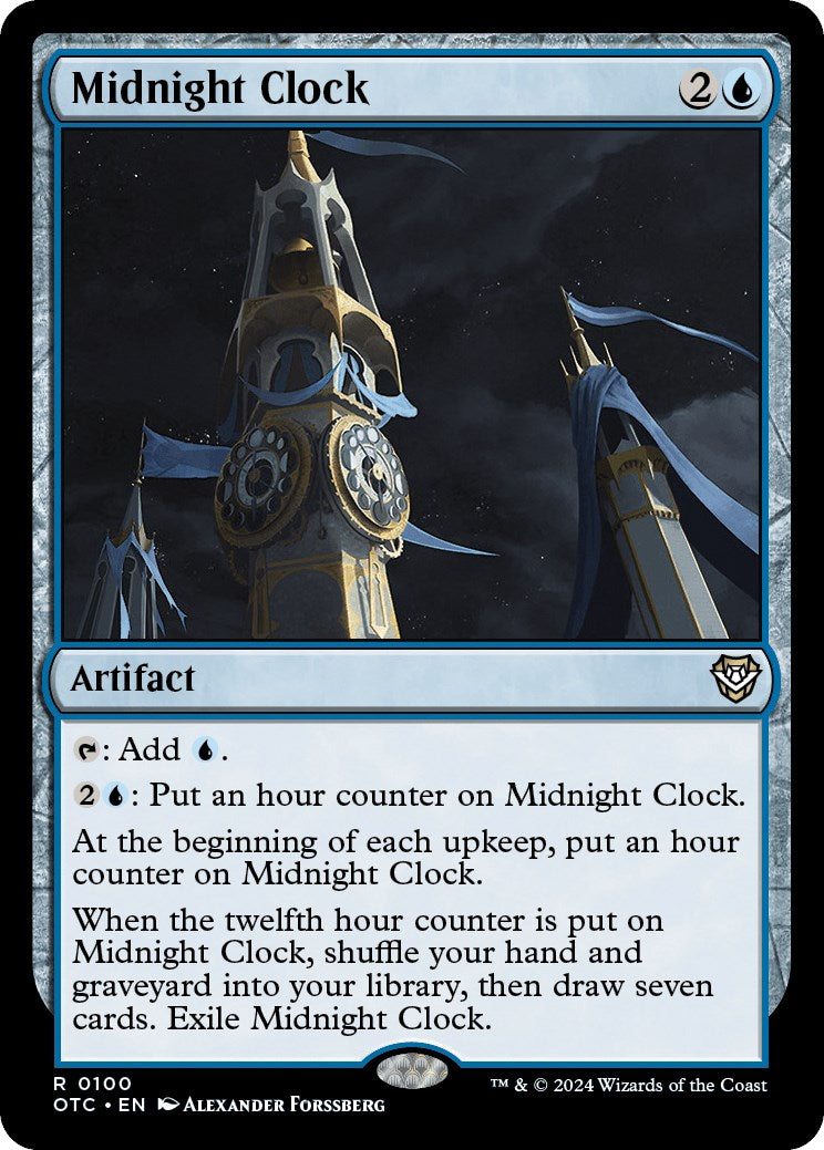 Midnight Clock [Outlaws of Thunder Junction Commander] | The Time Vault CA