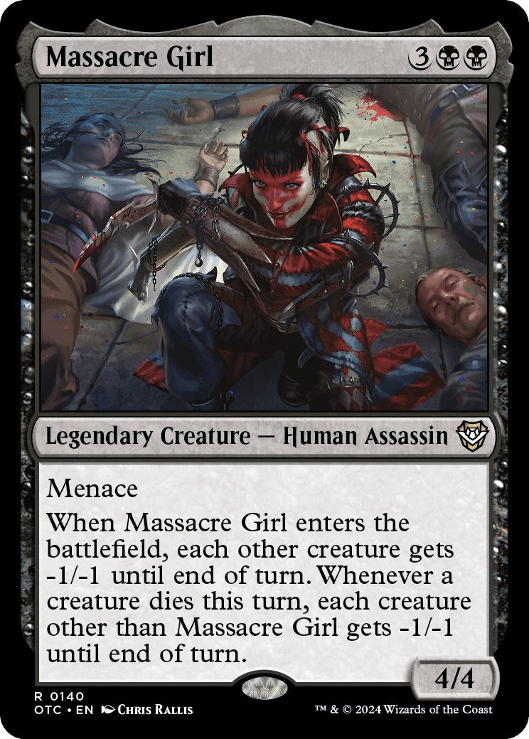 Massacre Girl [Outlaws of Thunder Junction Commander] | The Time Vault CA