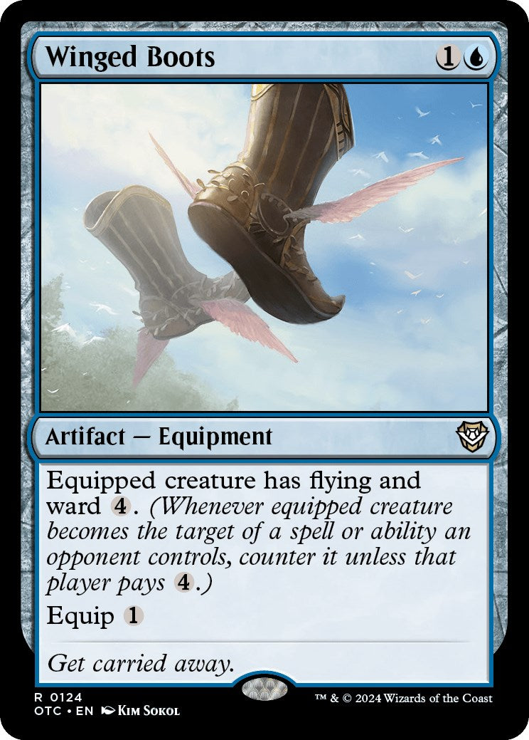 Winged Boots [Outlaws of Thunder Junction Commander] | The Time Vault CA