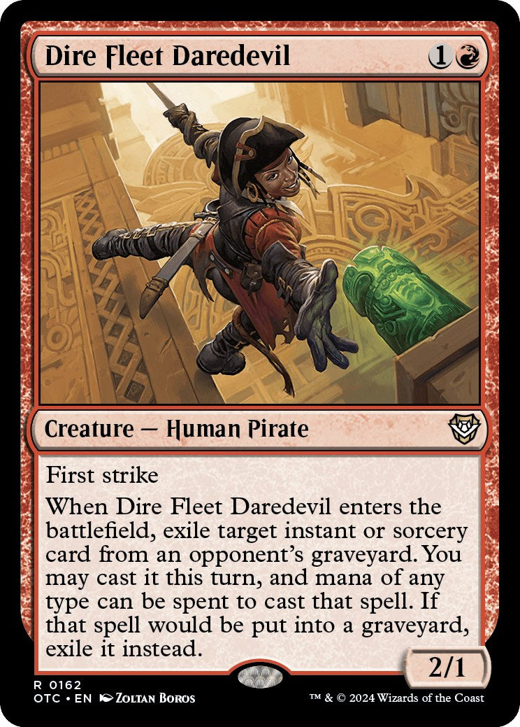 Dire Fleet Daredevil [Outlaws of Thunder Junction Commander] | The Time Vault CA