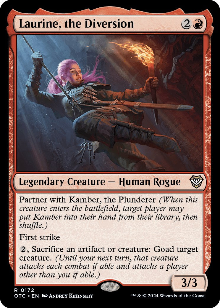 Laurine, the Diversion [Outlaws of Thunder Junction Commander] | The Time Vault CA