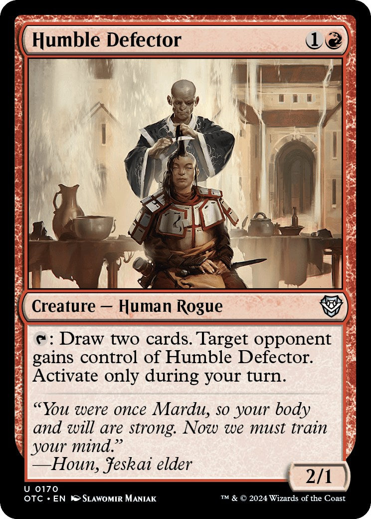Humble Defector [Outlaws of Thunder Junction Commander] | The Time Vault CA