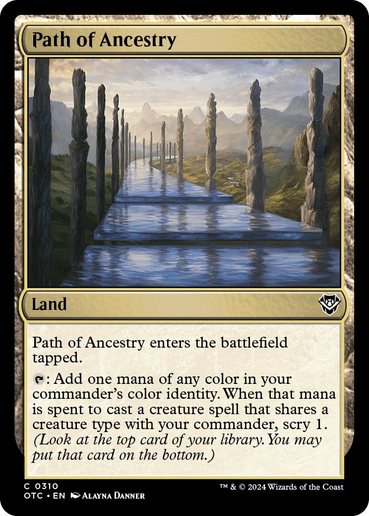 Path of Ancestry [Outlaws of Thunder Junction Commander] | The Time Vault CA