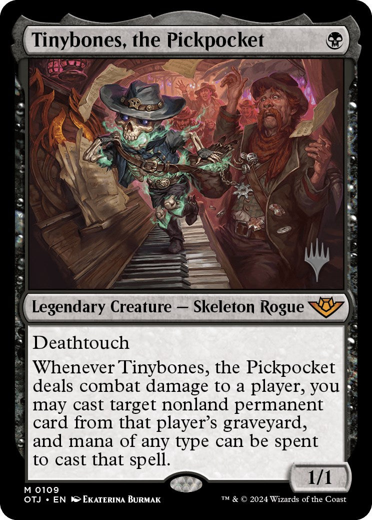 Tinybones, the Pickpocket (Promo Pack) [Outlaws of Thunder Junction Promos] | The Time Vault CA