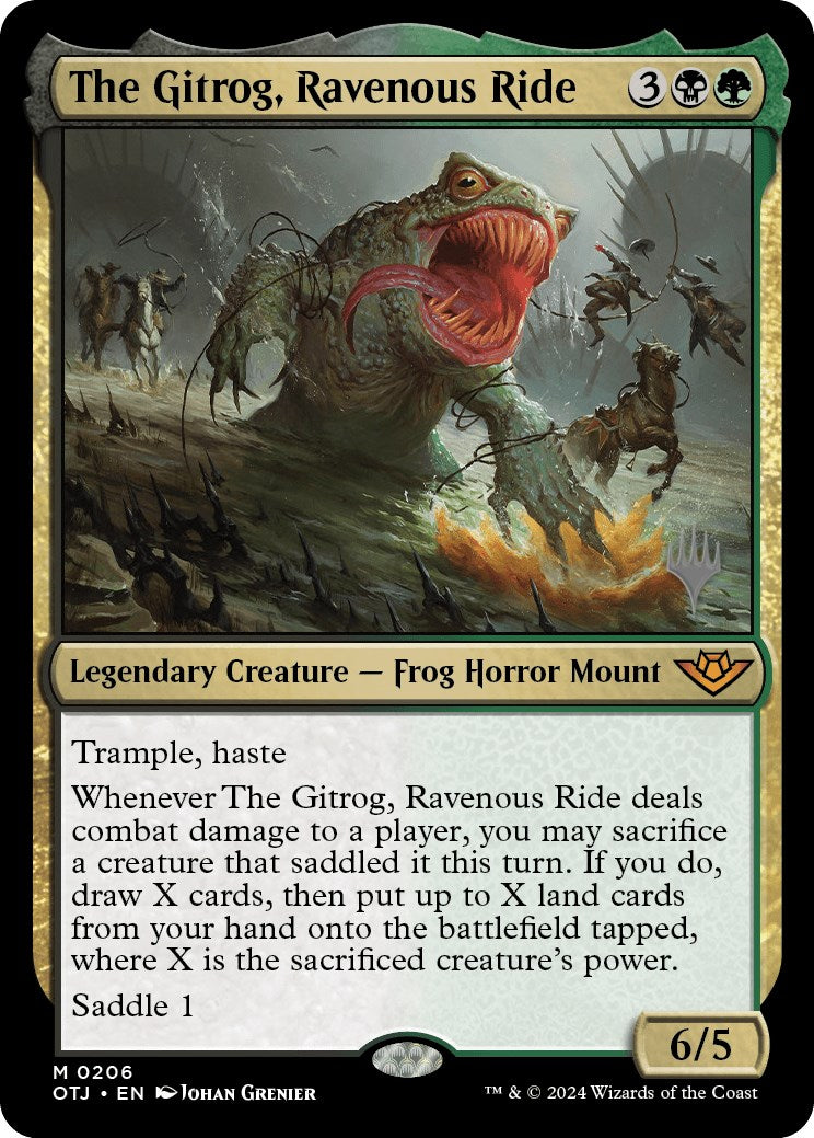 The Gitrog, Ravenous Ride (Promo Pack) [Outlaws of Thunder Junction Promos] | The Time Vault CA
