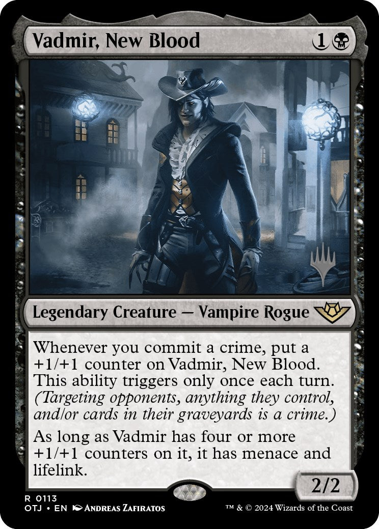 Vadmir, New Blood (Promo Pack) [Outlaws of Thunder Junction Promos] | The Time Vault CA