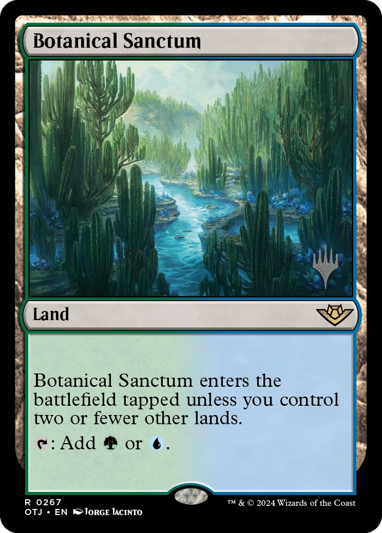 Botanical Sanctum (Promo Pack) [Outlaws of Thunder Junction Promos] | The Time Vault CA