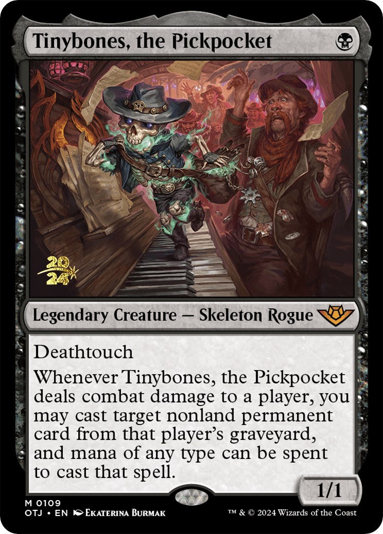 Tinybones, the Pickpocket [Outlaws of Thunder Junction Prerelease Promos] | The Time Vault CA