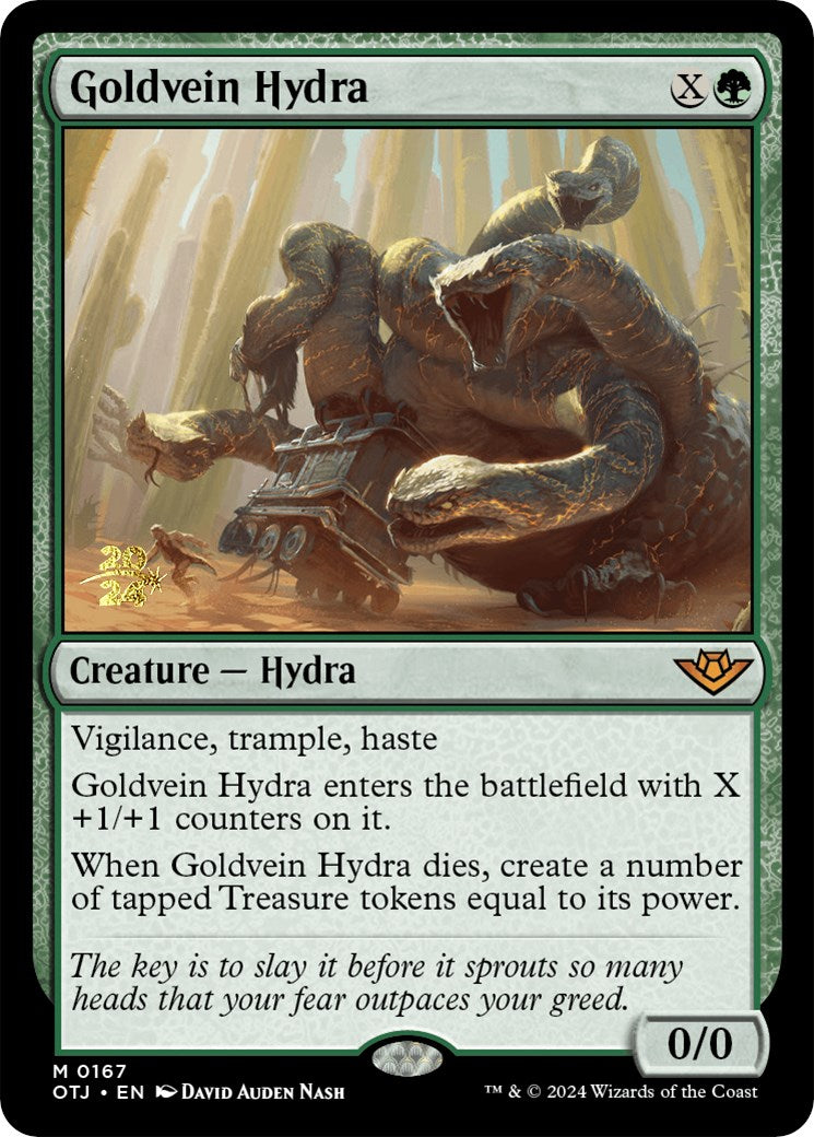 Goldvein Hydra [Outlaws of Thunder Junction Prerelease Promos] | The Time Vault CA