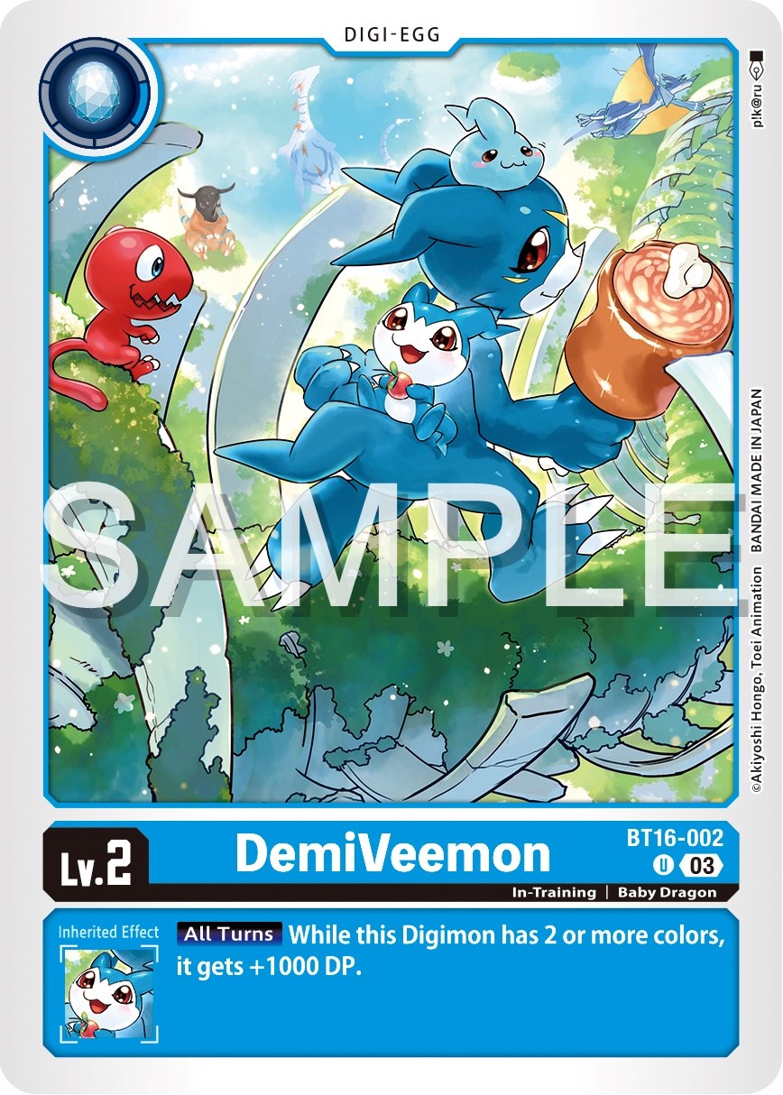 DemiVeemon [BT16-002] [Beginning Observer] | The Time Vault CA