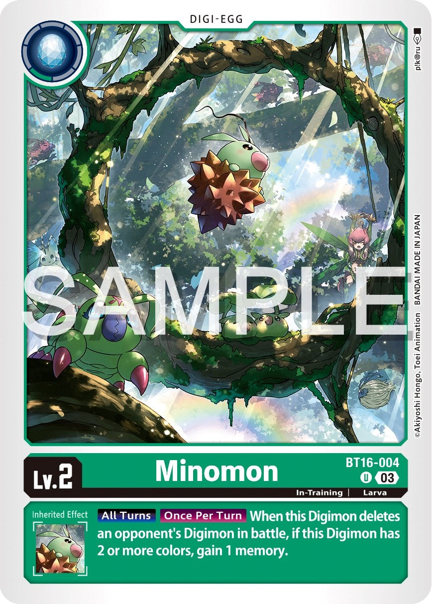 Minomon [BT16-004] [Beginning Observer] | The Time Vault CA