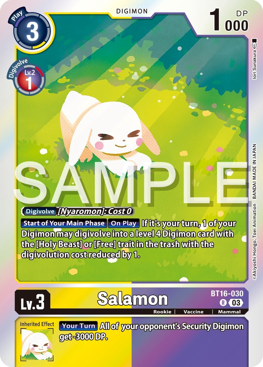 Salamon [BT16-030] [Beginning Observer] | The Time Vault CA