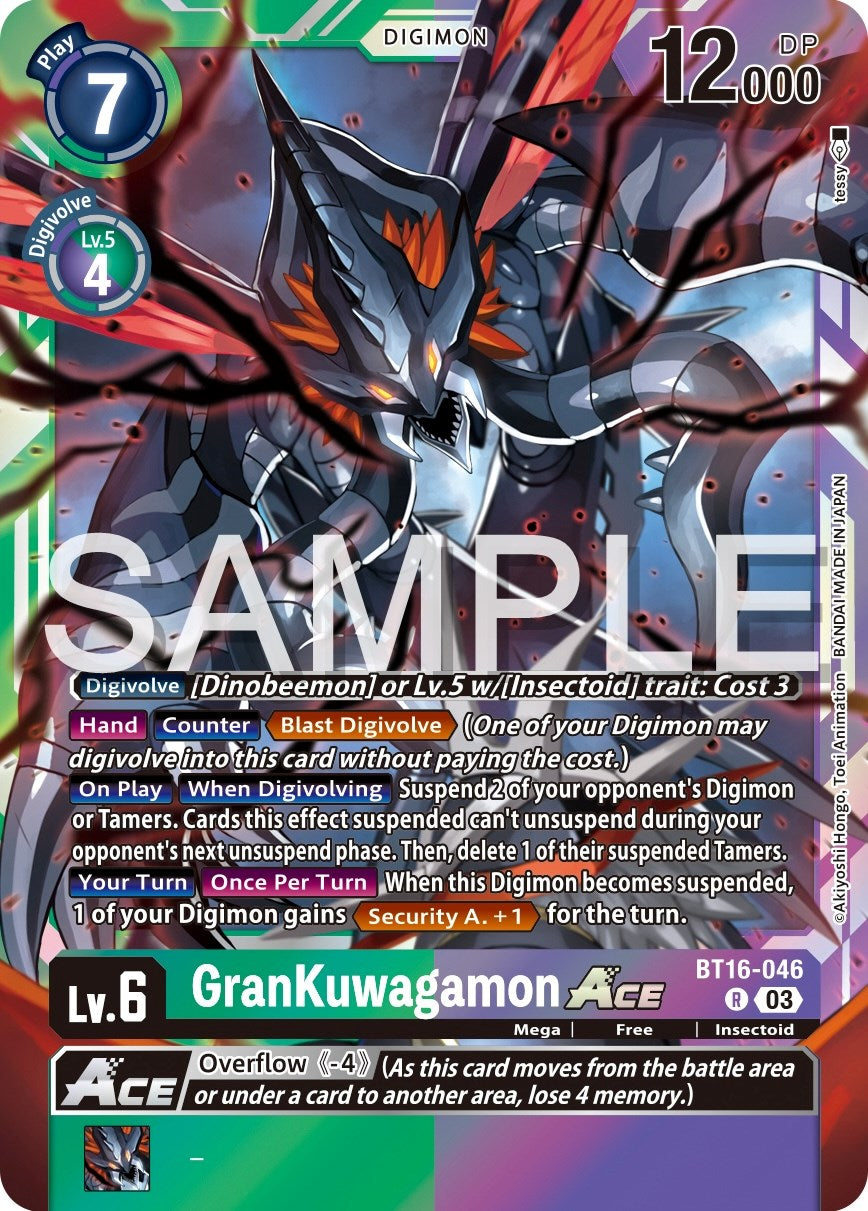 GranKuwagamon Ace [BT16-046] [Beginning Observer] | The Time Vault CA